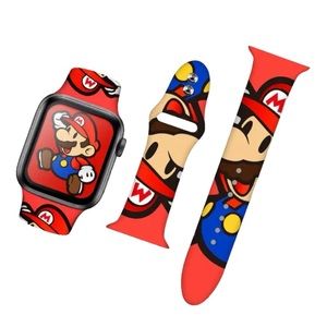 Pokemon Mario Apple Watch Band 38/ 40/ 41/ 42  mm Series SE 9 7 6 5 4 3 Strap